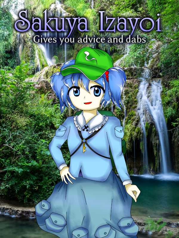 Sakuya Izayoi Gives You Advice and Dabs: Nitori Kawashiro Offers You Advice in Exchange for Cucumbers and Eats the Cucumbers cover