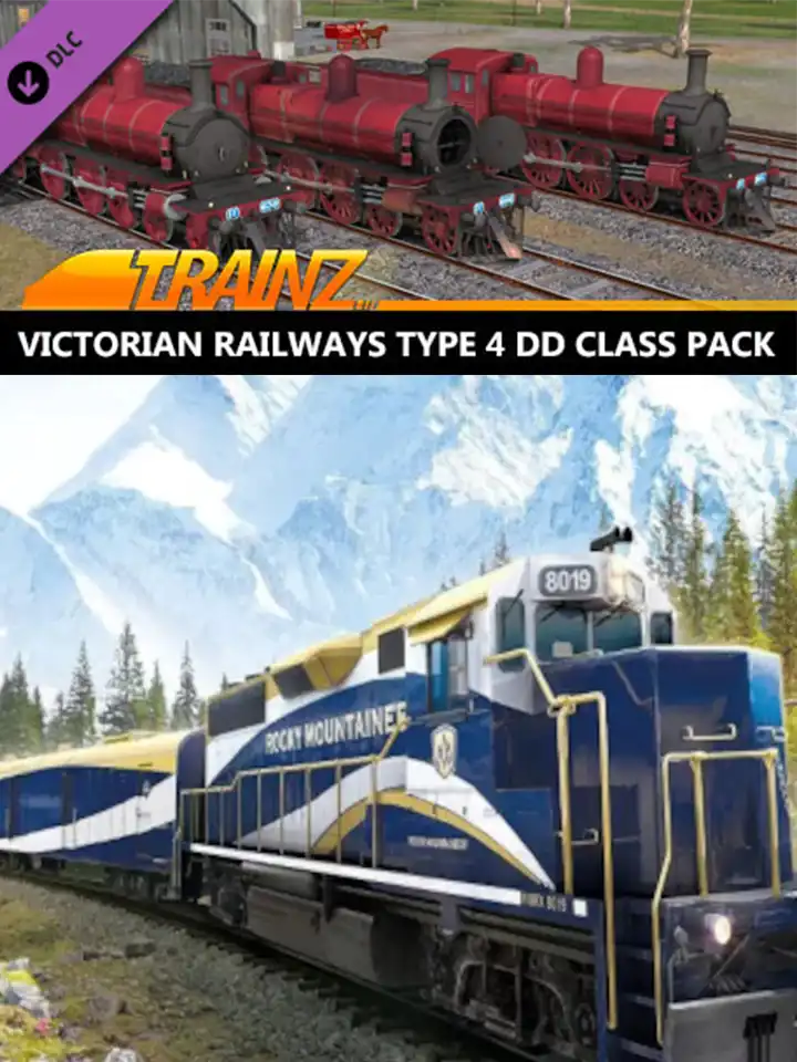 Trainz Railroad Simulator 2019: Victorian Railways Type 4 DD Class Pack - Canadian Red cover