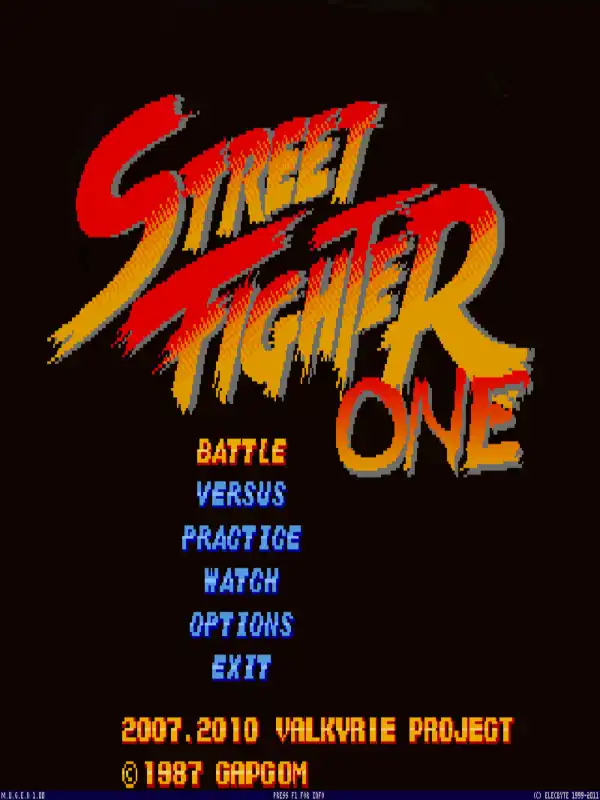 Street Fighter ONE cover