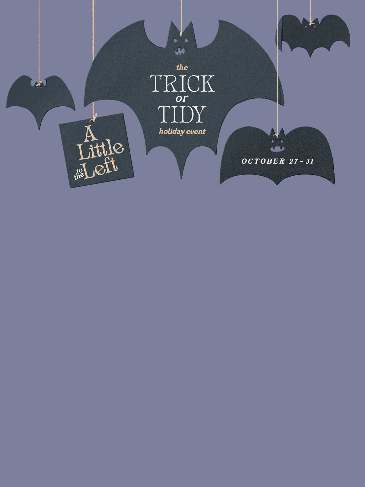 A Little to the Left: Trick or Tidy cover