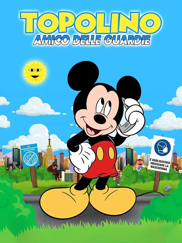 Topolino amico delle guardie cover