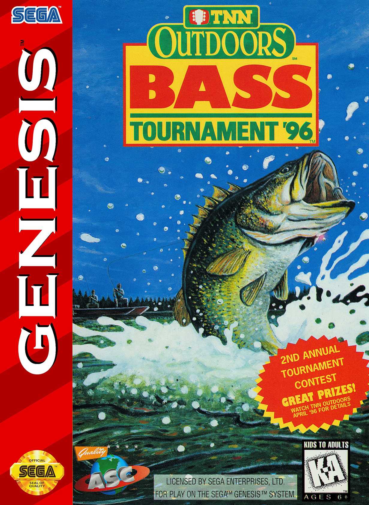 TNN Outdoors Bass Tournament '96 cover