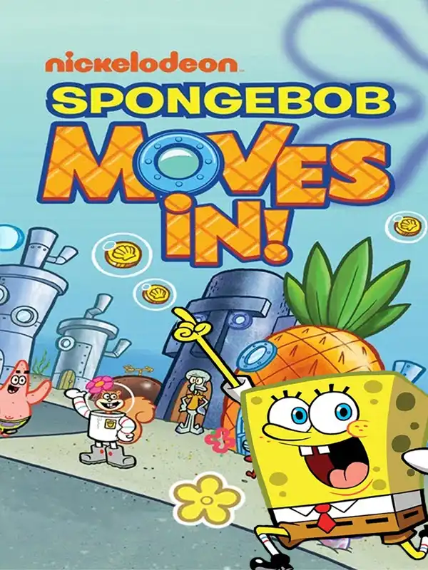 SpongeBob Moves In cover