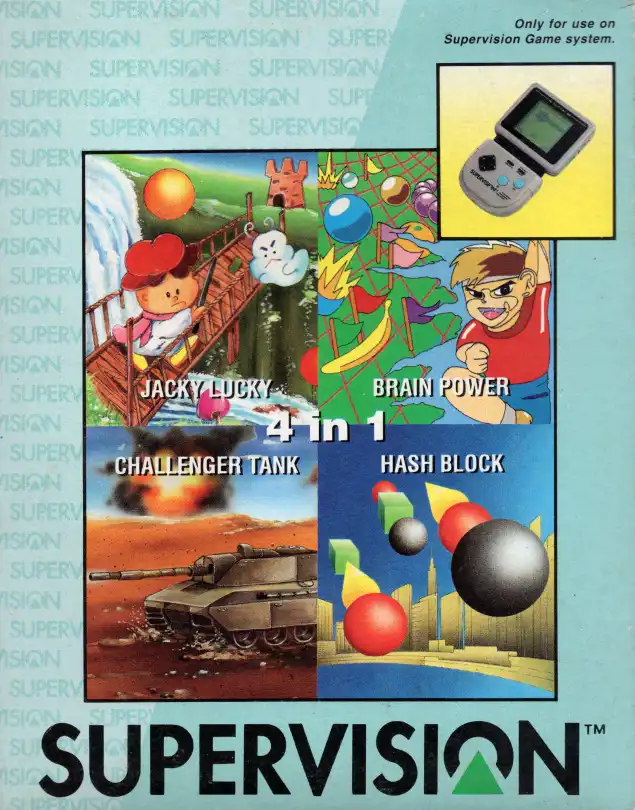 4-in-1: Hash Block/Jacky Lucky/Challenger Tank/Brain Power cover