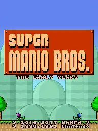 Super Mario Bros: The Early Years cover