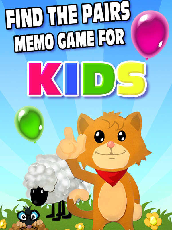 Find the Pairs Memo Game for Kids cover