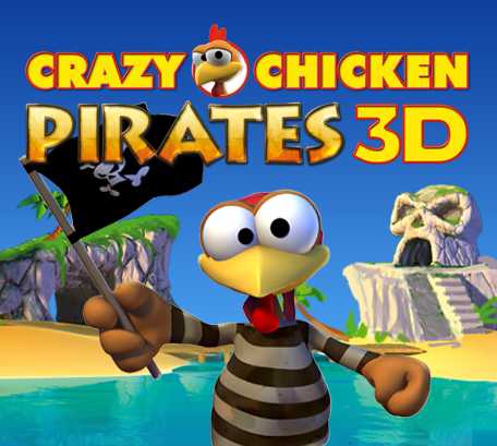 Crazy Chicken Pirates 3D cover