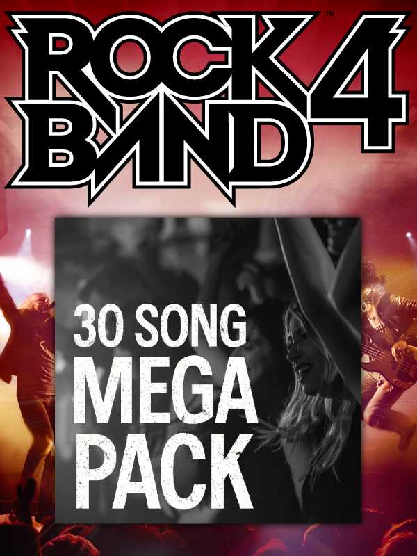 Rock Band 4: 30 Song Mega Pack cover