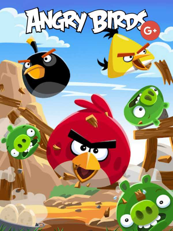 Angry Birds Google+ cover