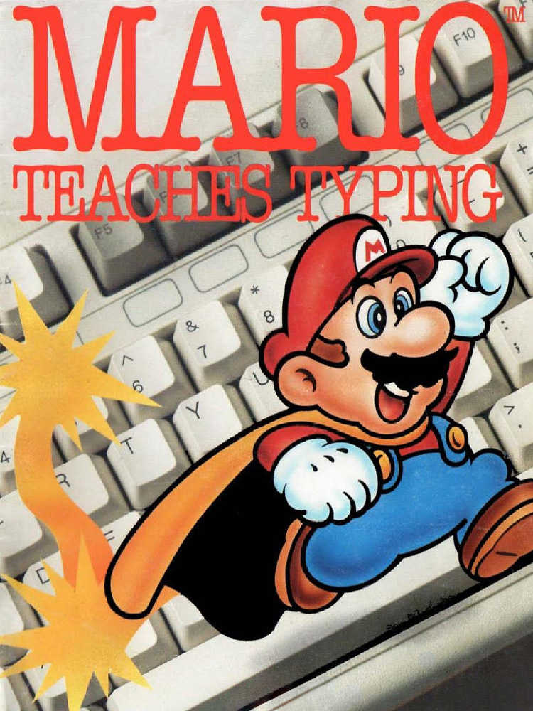 Mario Teaches Typing cover