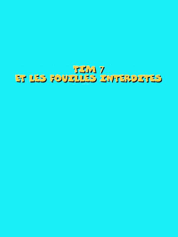 Tim 7: Et Les Fouilles Interdites cover