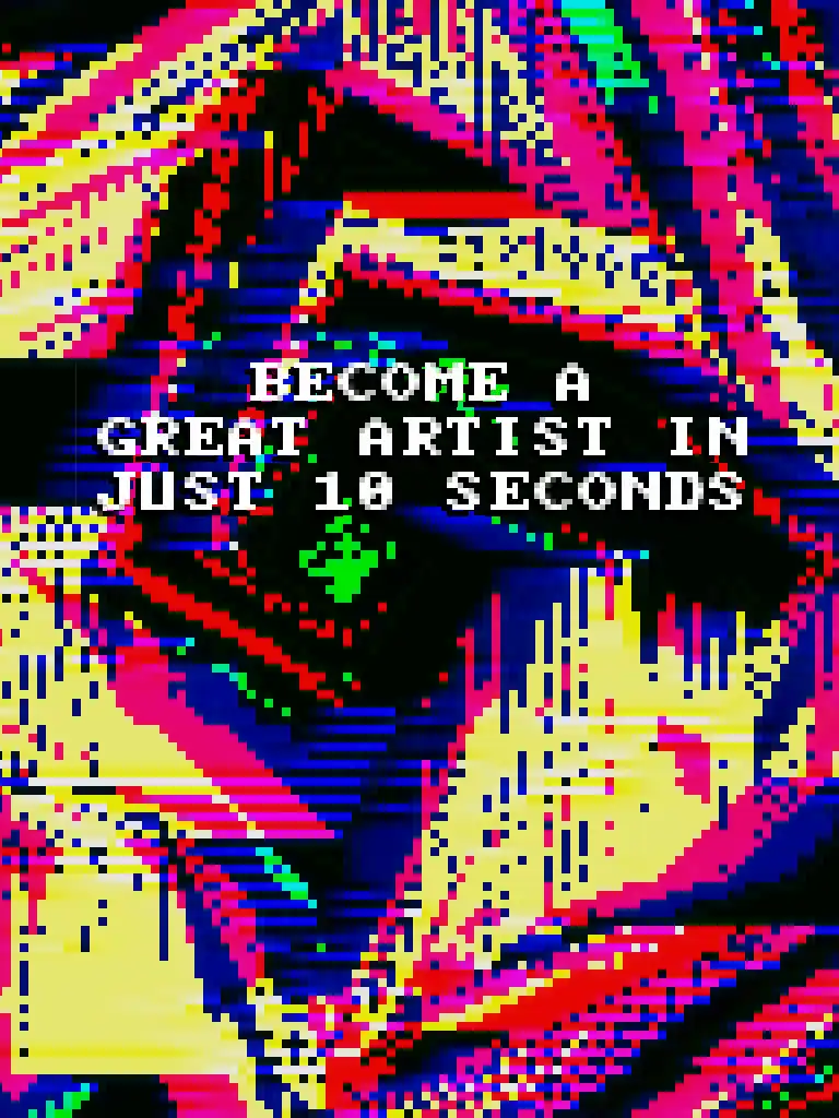 Become a Great Artist in Just 10 Seconds cover