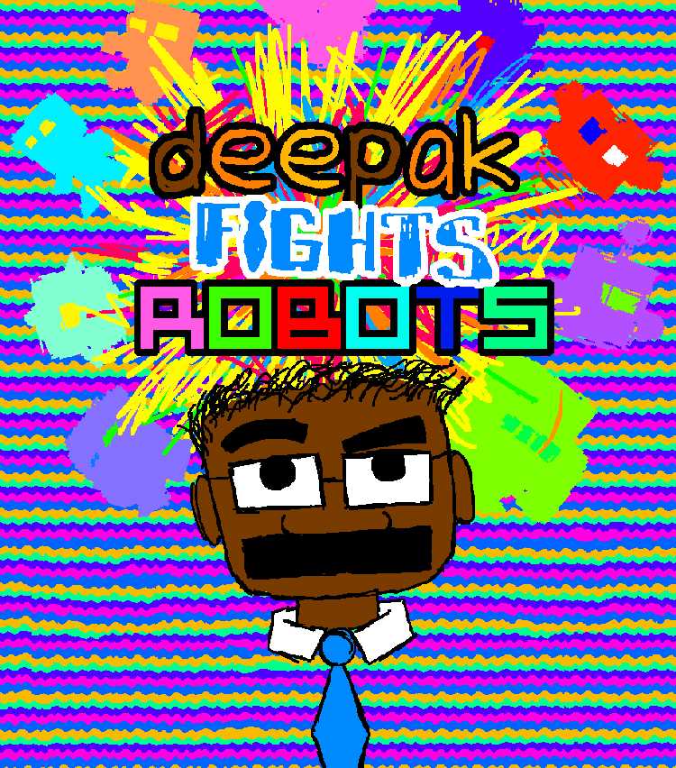 Deepak Fights Robots cover