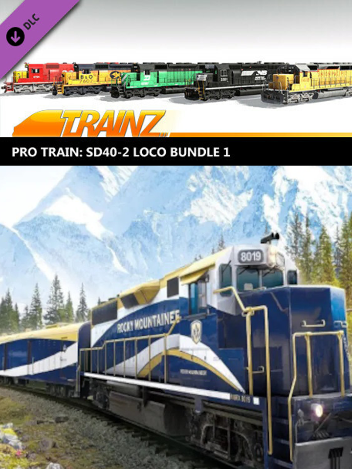 Trainz Railroad Simulator 2019: Pro Train - SD40-2 Loco Bundle 1 cover