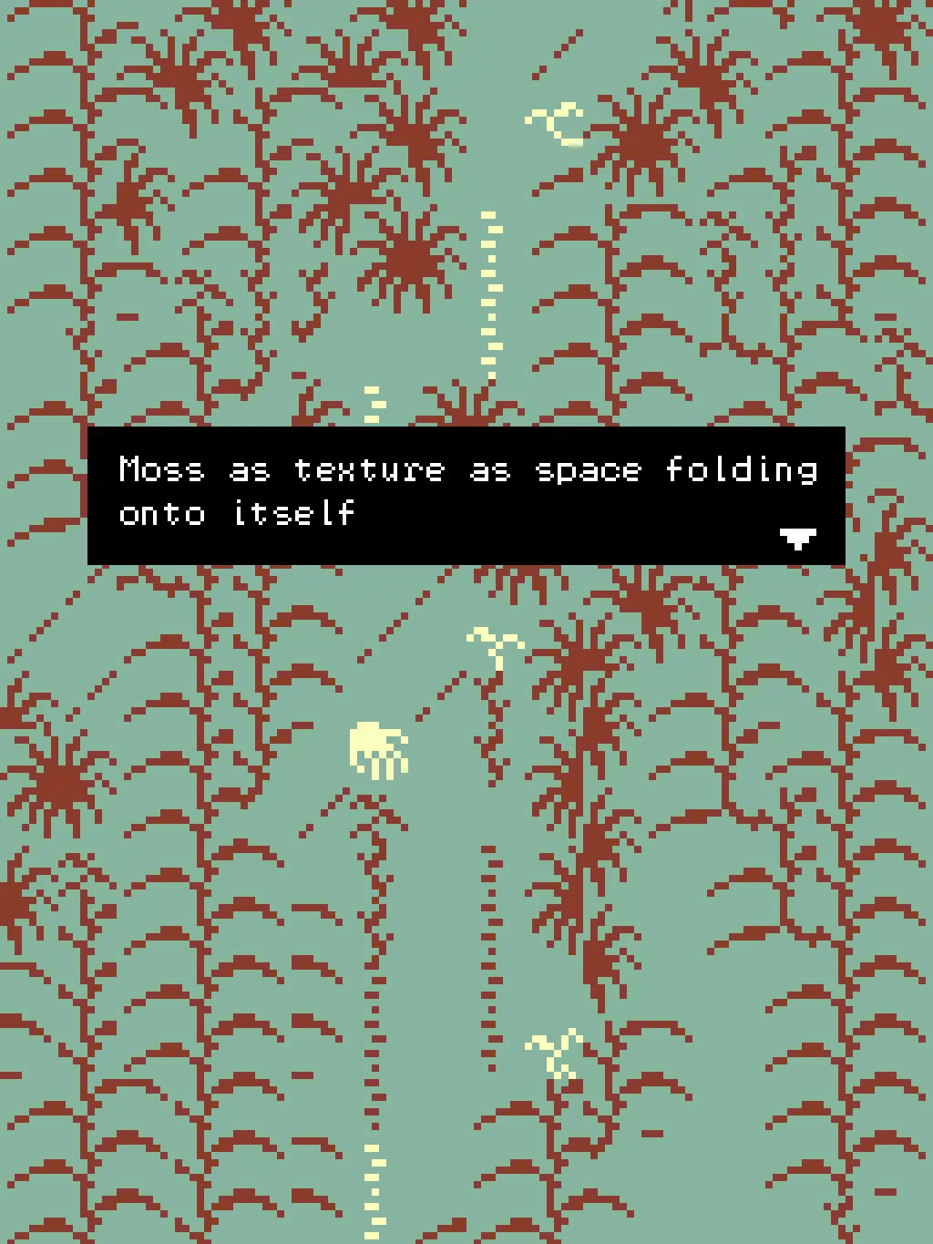 Moss as Texture as Space Folding Onto Itself cover