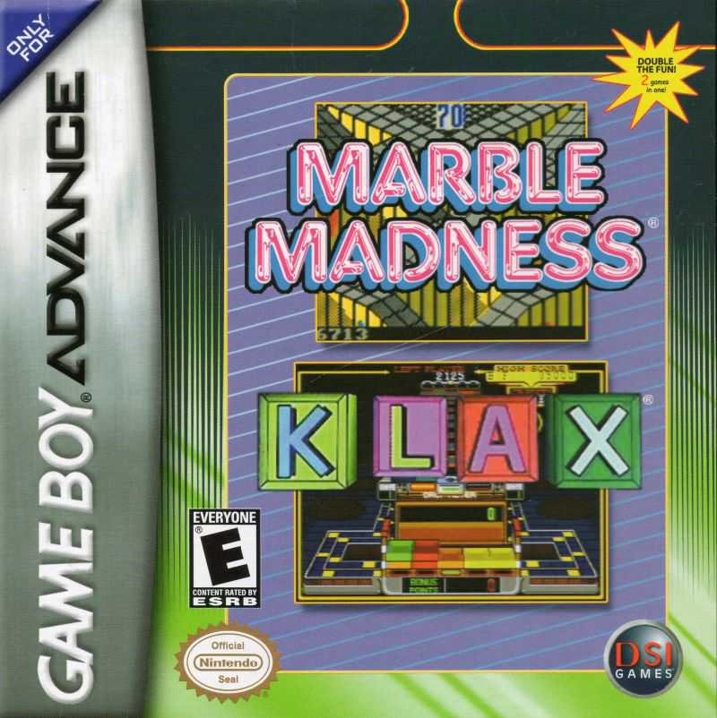 Marble Madness / Klax cover