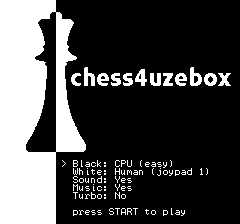 Chess 4 Uzebox cover