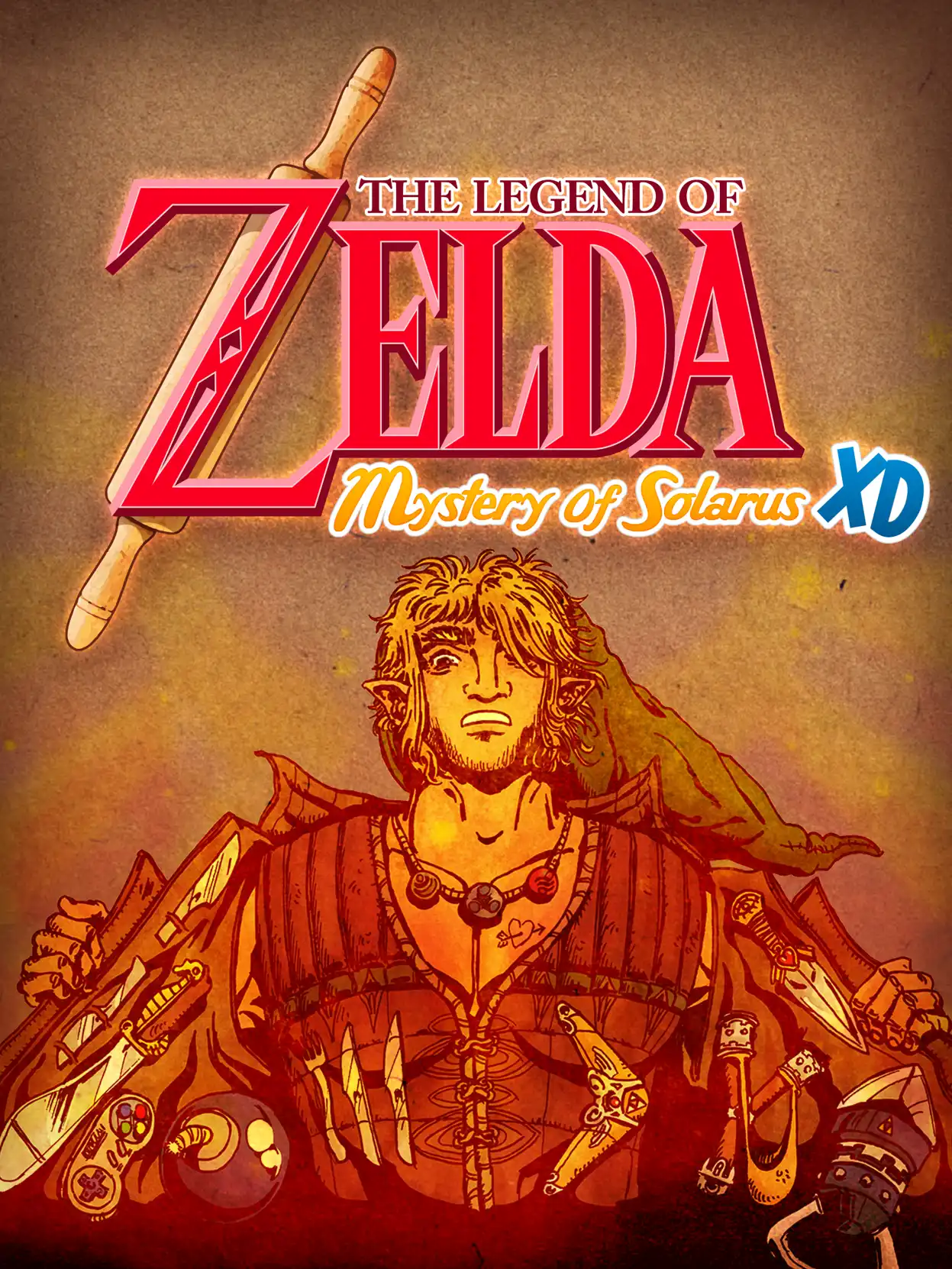 The Legend of Zelda: Mystery of Solarus XD cover