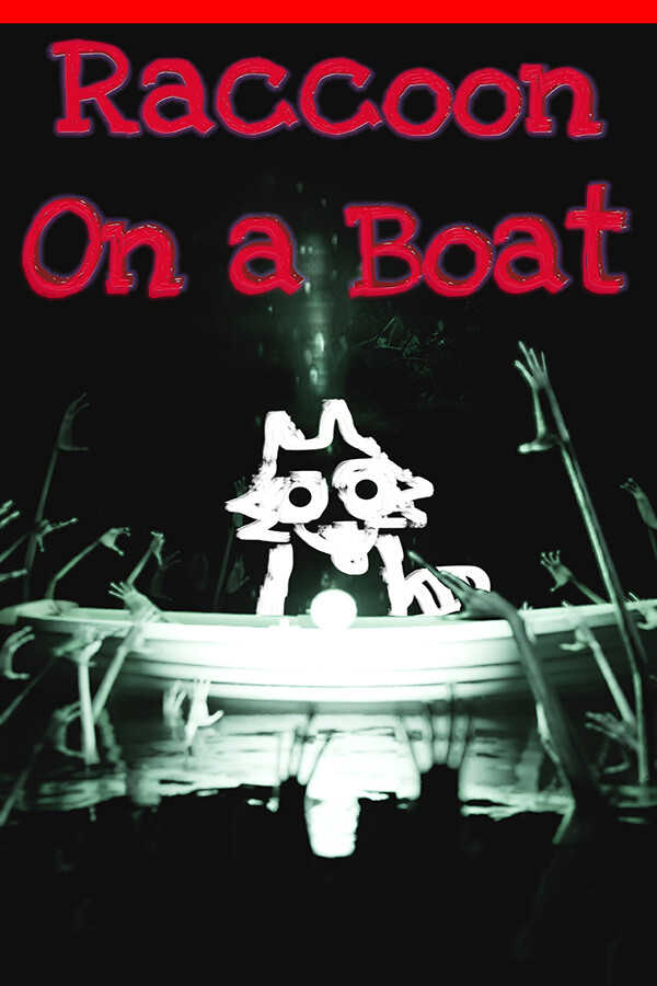 Raccoon on a Boat cover