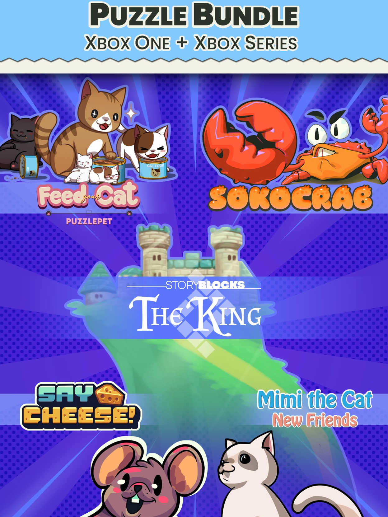 Cats Games + Say Cheese! + Soko Games cover