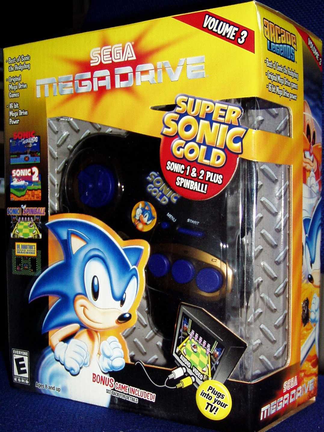 Arcade Legends: Sega Genesis Volume 3 - Super Sonic Gold cover