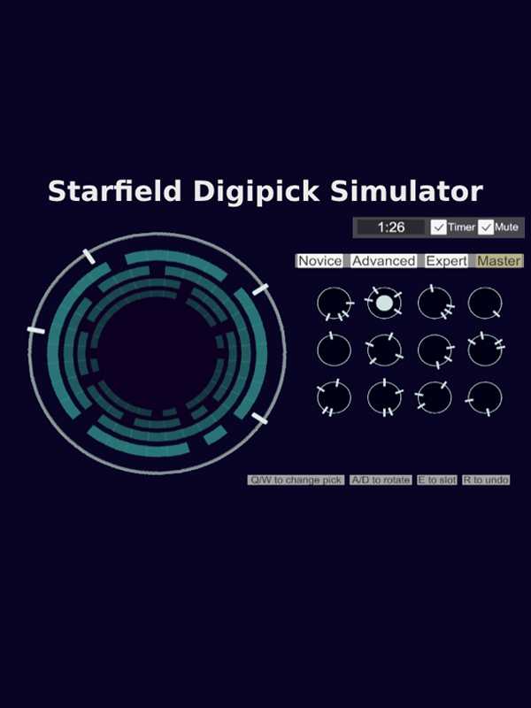 Starfield Digipick-Locking Minigame Simulator cover