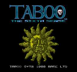 Taboo: The Sixth Sense cover