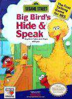 Big Bird's Hide and Speak cover