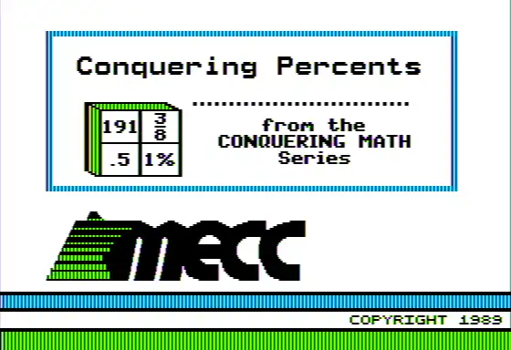 Conquering Percents cover