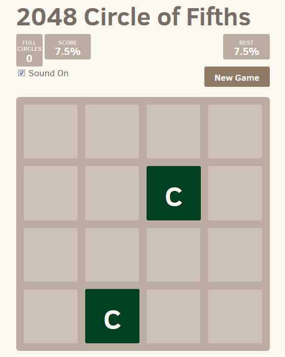 2048 Infinite: The Circle of Fifths cover