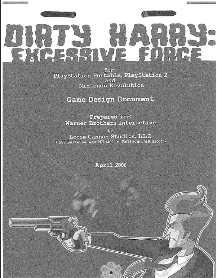 Dirty Harry: Excessive Force cover