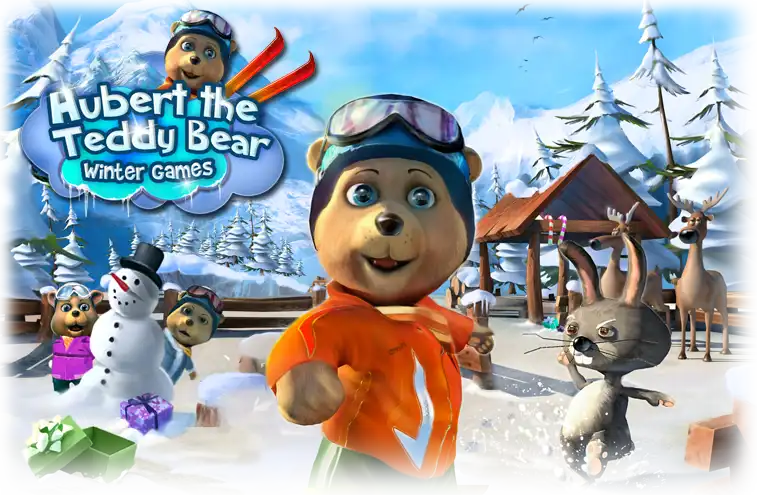 Hubert the Teddy Bear: Winter Games cover
