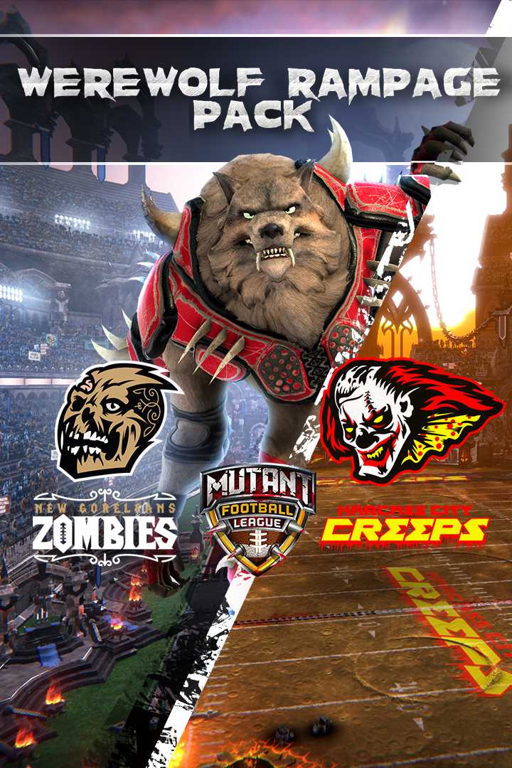Mutant Football League: Werewolf Rampage Pack cover