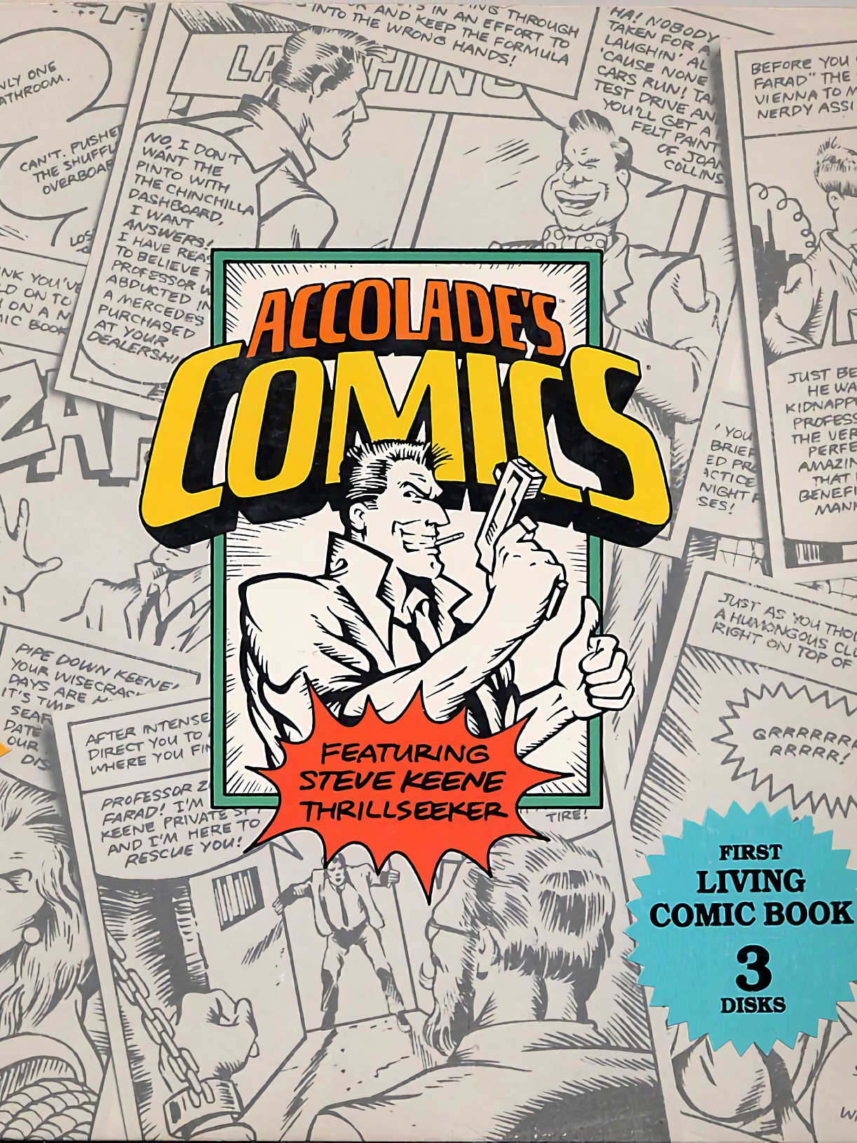 Accolade's Comics featuring Steve Keene Thrillseeker cover