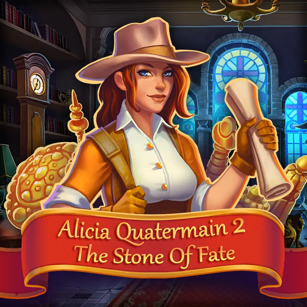 Alicia Quatermain 2: The Stone of Fate cover