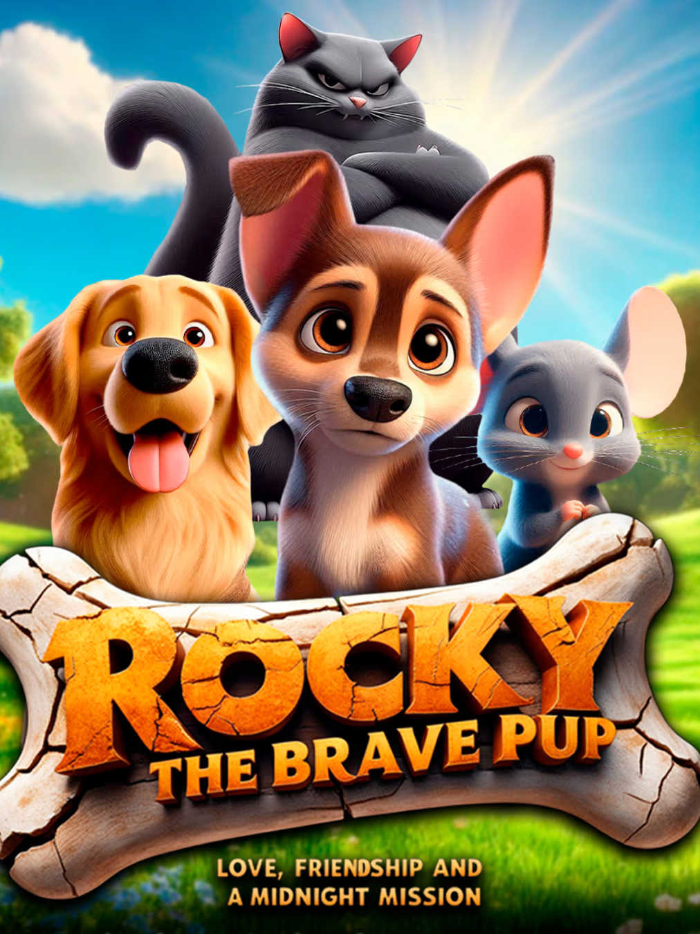 Rocky the Brave Pup: Love, Friendship and a Midnight Mission cover