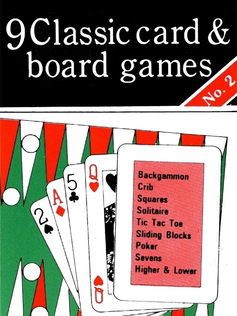 9 Classic Card & Board Games: No. 2 cover