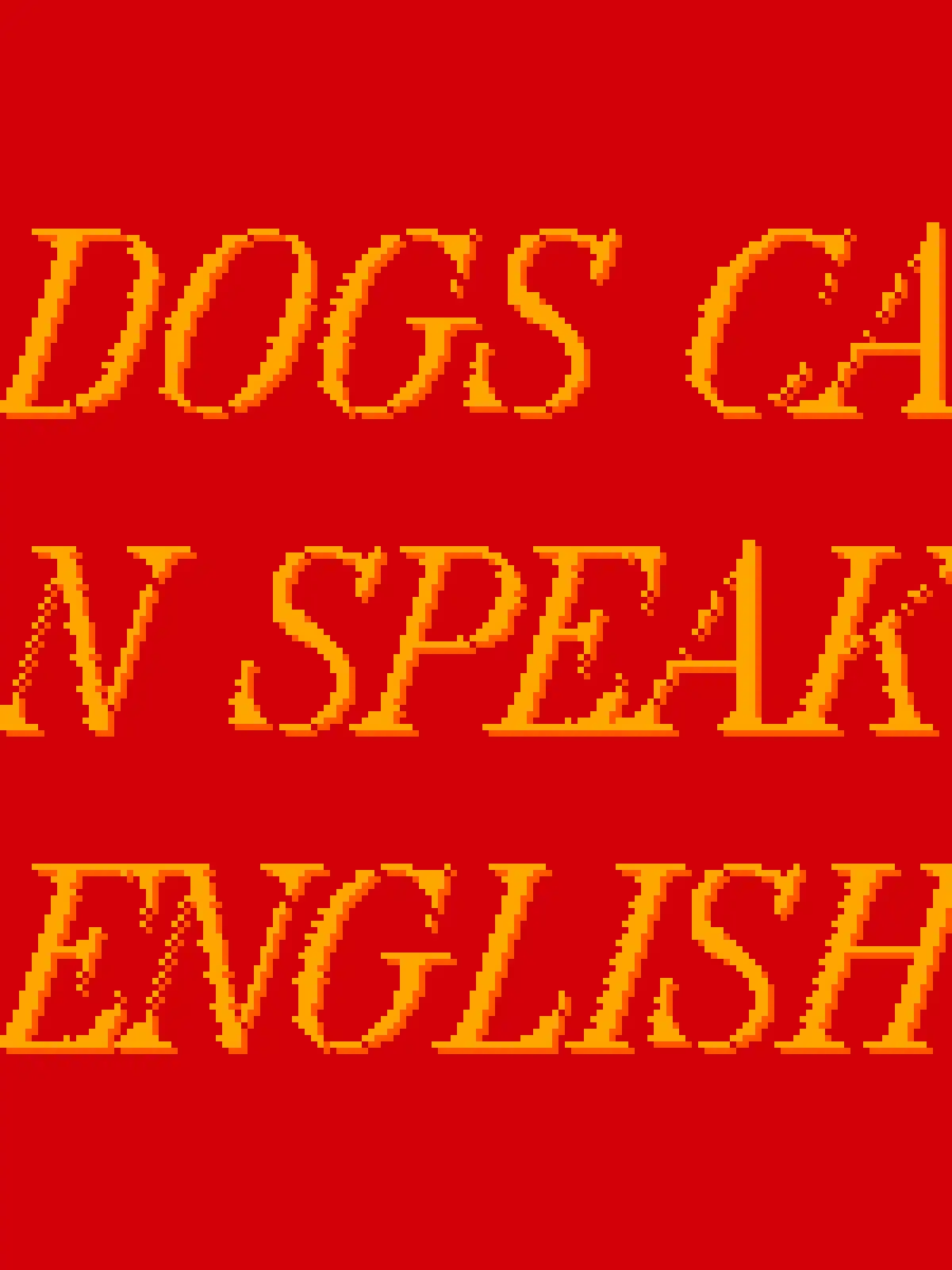 Dogs Can Speak English cover