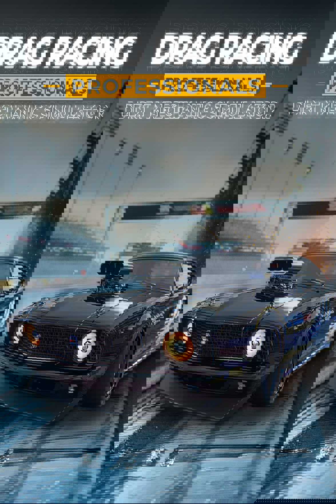 Drag Racing Professionals: Dirt Mechanic Simulator cover