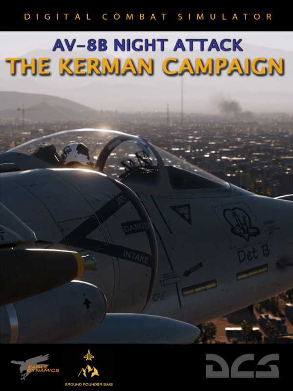 DCS World: AV-8B Kerman Campaign by Ground Pounder Sims cover