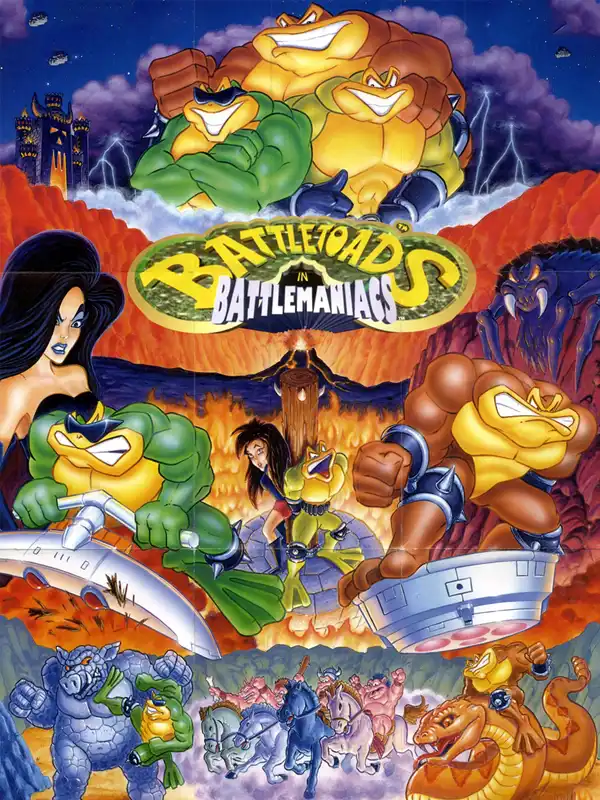 Battletoads In Battlemaniacs cover