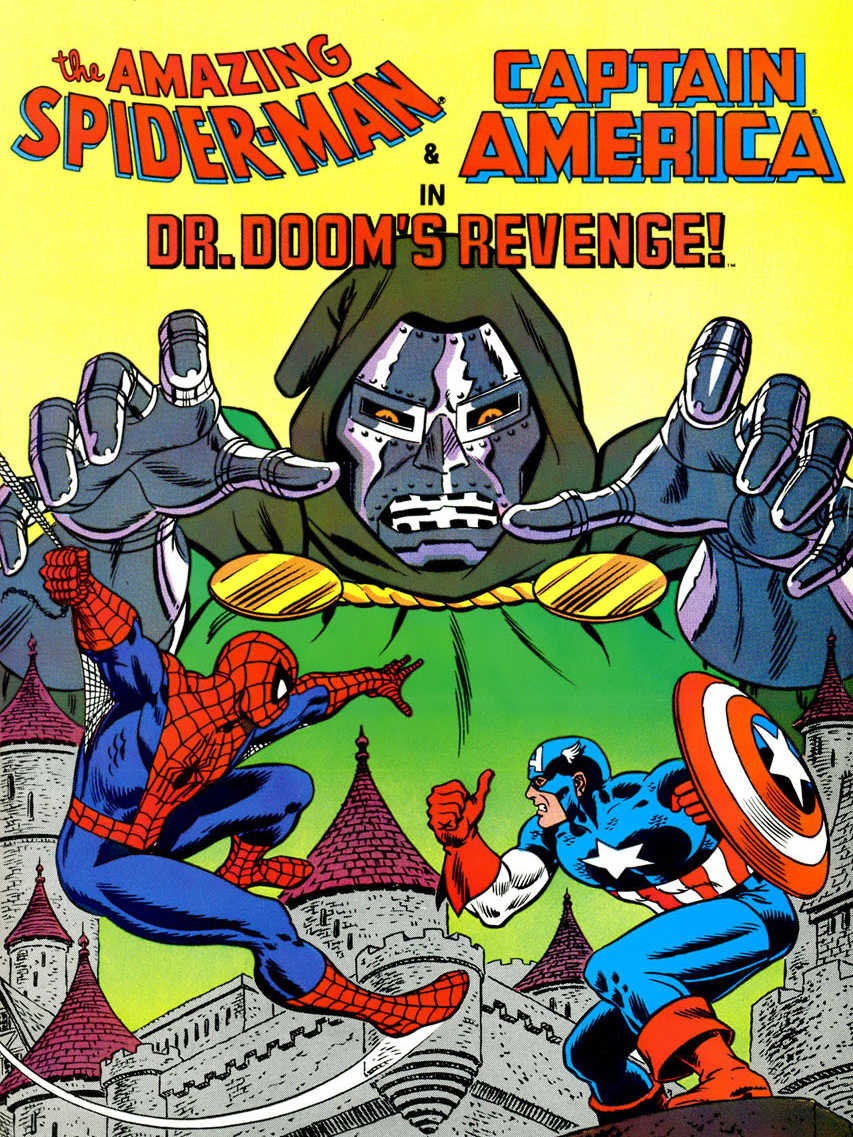 The Amazing Spider-Man and Captain America in Dr. Doom's Revenge! cover