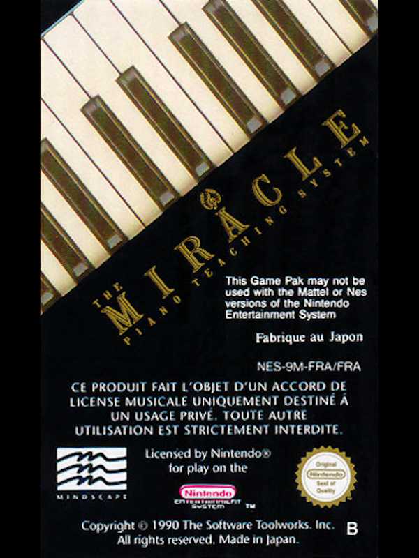 The Miracle Piano Teaching System cover