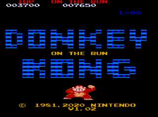 Donkey Kong On The Run cover