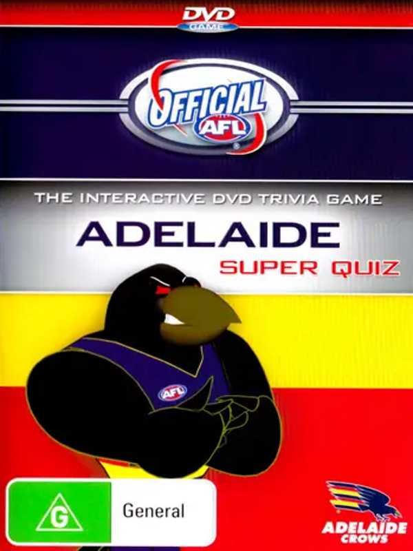 Official AFL: The Interactive DVD Trivia Game - Adelaide Super Quiz cover