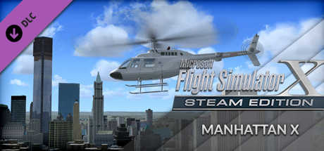 Microsoft Flight Simulator X: Steam Edition - Manhattan X cover