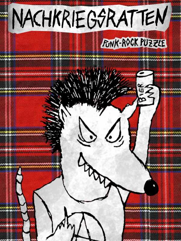 Nachkriegsratten Punk-Rock Puzzle cover