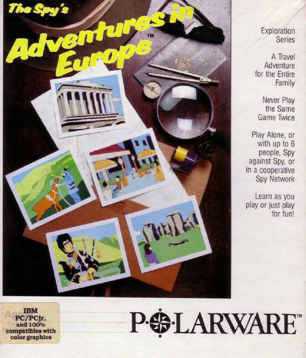 The Spy's Adventures in Europe cover