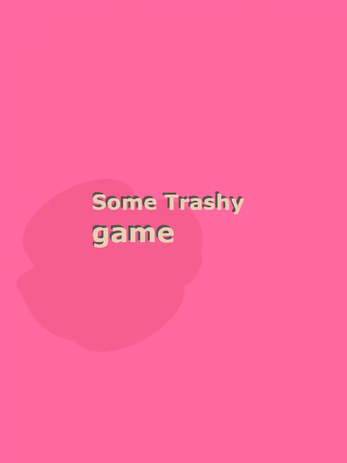 Some Trashy Game cover