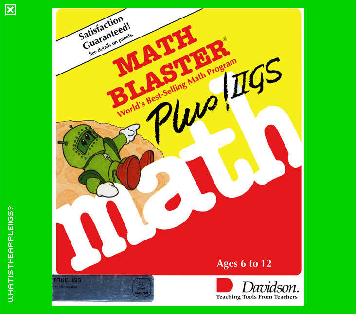 Math Blaster Plus! cover